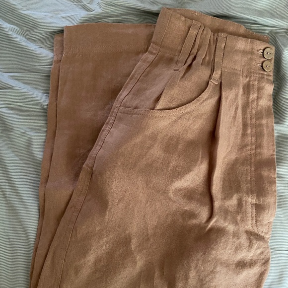 NWOT notPERFECTLINEN Damme Pants - Picture 2 of 5